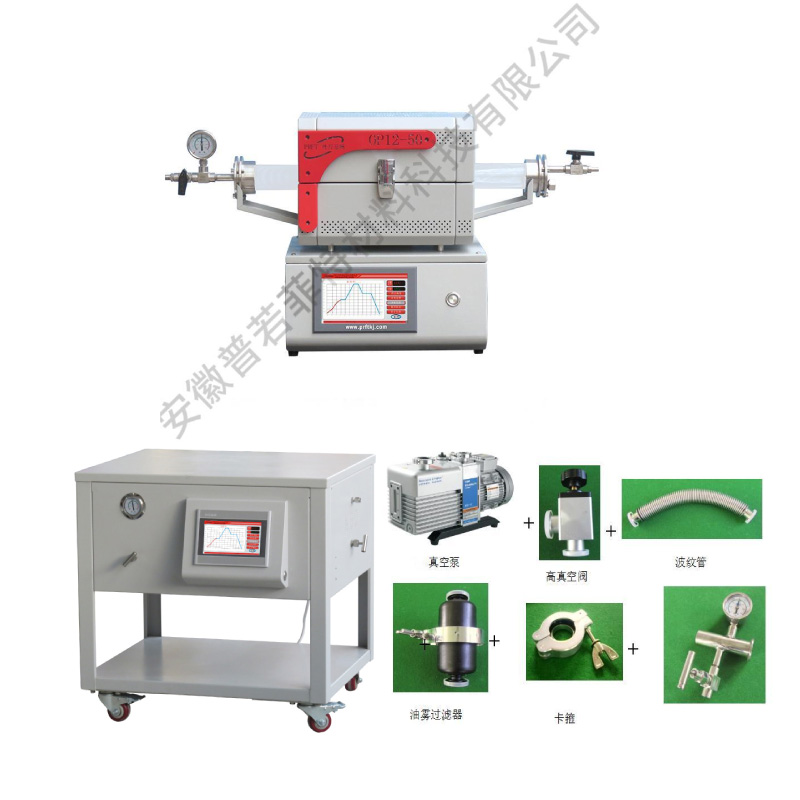 1200C单温区多通道低真空组合 式CVD系统OP-1200-TSZD