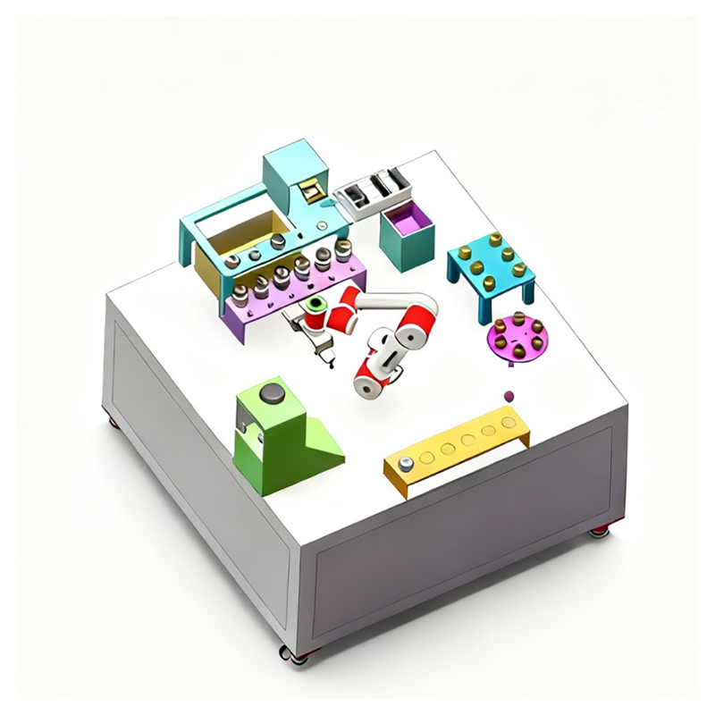 自动化六工位电动压片系统PR-YLJ-20TD-6-RPA